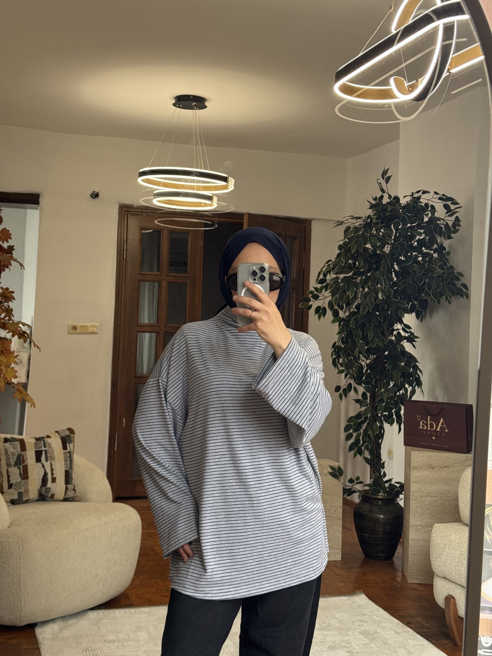 Uzun Kollu Basic Body Çizgili